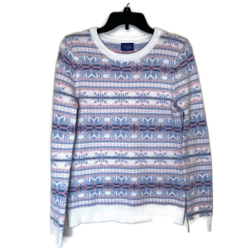 Le Tigre vintage snowflake wool blend sweater in women’s small